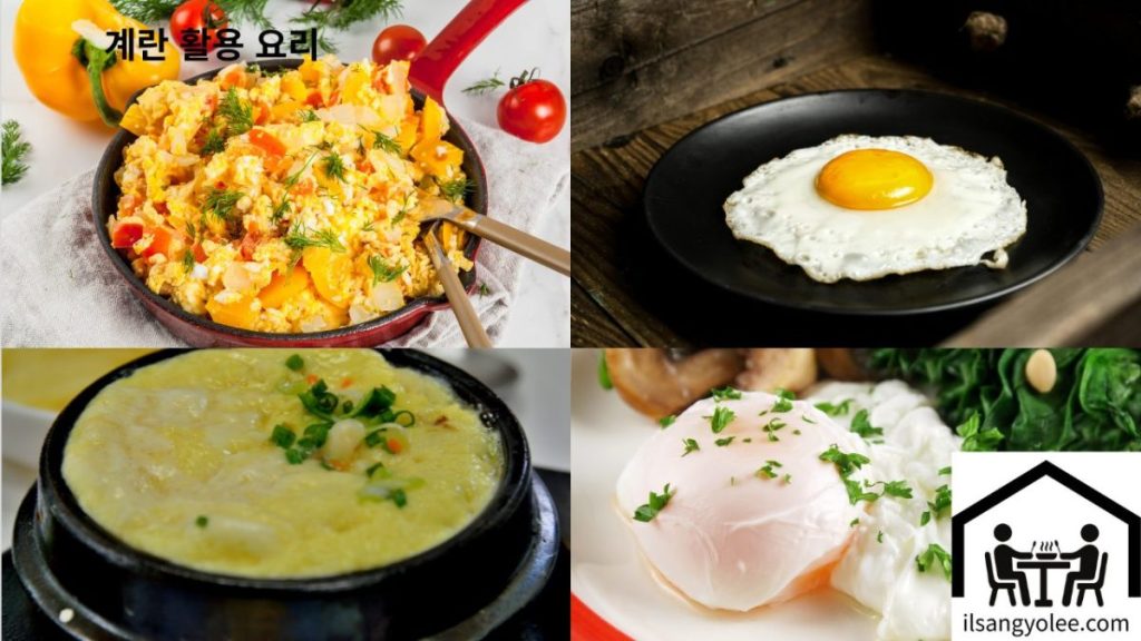 계란을 활용한 요리 모음 한눈에 보기